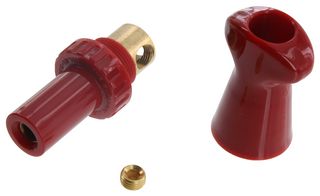 Superior Electric Ps100Gr. Test Plug, Socket-Plug, 100A, Red