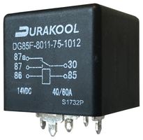 Durakool Dg85B-8011-75-1012 Automotive Relay, Spdt, 12Vdc, 60A