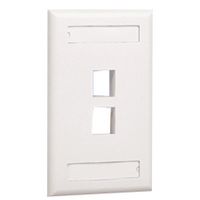 Panduit Nk2Fiwy Vertical Faceplate, 2 Module, White