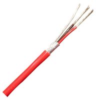 Belden 88760 002500 Shielded Cable Multipair, 1Pair, 18Awg, 500Ft, 300V, Red