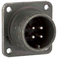 Amphenol Industrial Ms3102A14S-2P. Circular Connector, Receptacle, Size 14S, 4 Position, Box