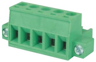 Amphenol Anytek 20020002-H041B01Lf Terminal Block, Plug, 4 Position, 24-12Awg