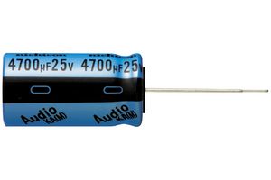 Nichicon Uka0J222Mpd1Td Aluminum Electrolytic Capacitor, 2200Uf, 6.3V, 20%, Radial