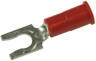 3M 94867 Terminal, Spade/fork, #8, Crimp, Red