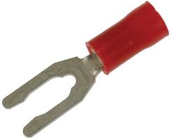 Amp - Te Connectivity 52453 Terminal, Spade/fork, #6, Crimp, Red