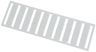 Wago 209-701 Terminal Block Marker, Blank, White, 4Mm