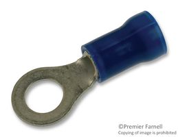 Amp - Te Connectivity 8-34161-1 Terminal, Ring Tongue, #10, Crimp, Blue