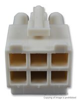 Molex 19-09-1066 Connector Housing, Rcpt, 6Pos