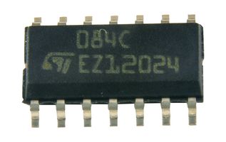 Stmicroelectronics Tl084Cdt. Op Amp, 4Mhz, 16V/us, Soic-14