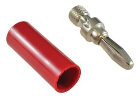 Johnson - Cinch Connectivity 108-1722-103 Banana Plug, 15A, Solderless, Red