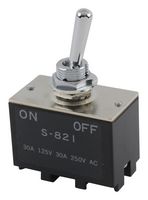 Nkk Switches S821 Switch, Toggle, Dpst, 30A, 250Vac