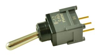 Nkk Switches B12Ap Switch, Toggle, Spdt, 0.1A, 28Vac