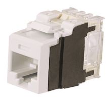 Panduit Nk688Mwh Cat6 Rj45 Modular Jack, 8 Position, 1 Port