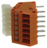 Wago 0233-0506 Terminal Block, Pcb, 6 Position, 28-20Awg