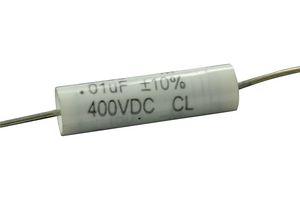 Cornell Dubilier 150103K400Bb Film Capacitor, 0.01Uf, 400V, 10%, Axial