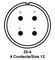 ITT CANNON MS3101F20-4SY