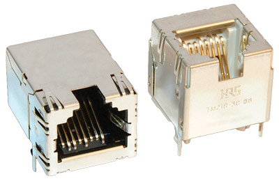 TM21 Series -Shielded, RJ45, Modular Connectors